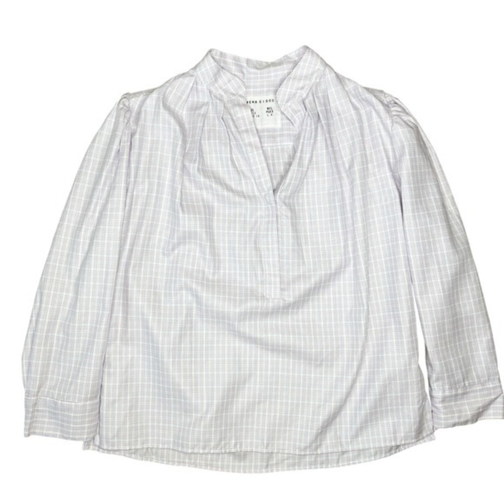 Wear Cisco Cissa Puff Shirt Womens M/L Button Check Plaid Made In LA USA‎
